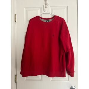 Y2K Classic Starter Red Crewneck Sweatshirt Men's Sz: XL